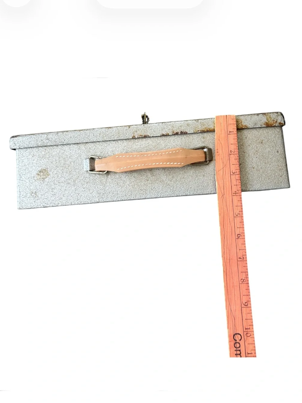 Old Vintage Metal Lock Box